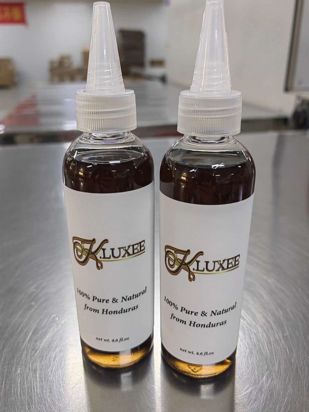 K.Luxxee 100% Pure Honduran Hair Oil – 4.6 fl oz