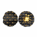 K.Luxxee Signature Satin Bonnet – Black & Gold